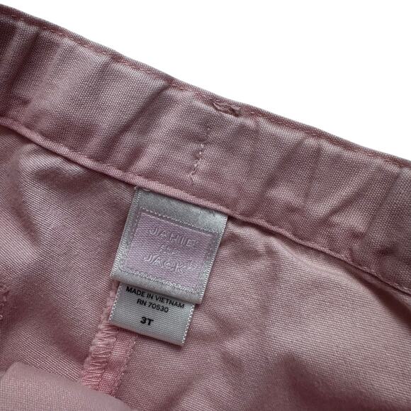 Janie and Jack belted shorts pink girls 3T - Picture 2 of 5
